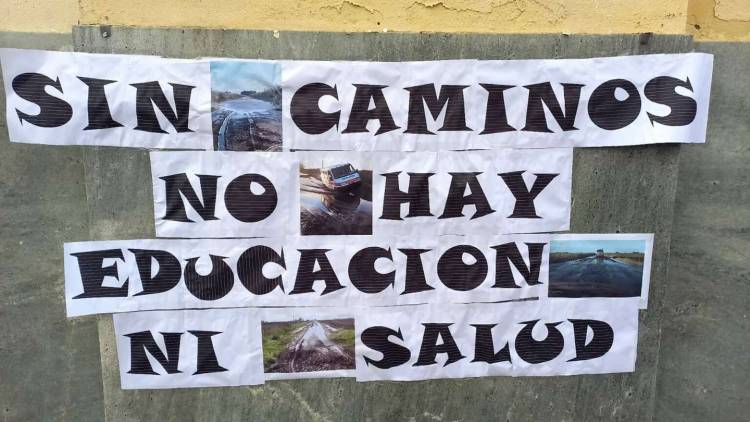 Con una canción irónica, productores de Bolívar protestaron por el mal estado de los caminos