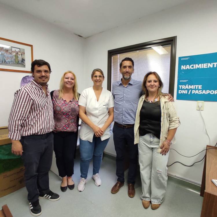 Se gestionó la reapertura de la oficina del Registro Provincial de las Personas en el Hospital Municipal “Doctor Raúl Caccavo”