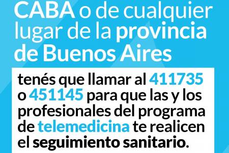 Si llegaste de CABA o de cualquier lugar de la provincia de Buenos Aires