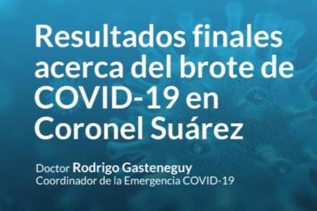 Resultados finales acerca del brote de COVID-19 en Coronel Suárez