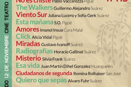 SAUCE CORTO(S): Son 22 los artistas seleccionados que serán parte de la 2° edición del Festival de Cine de Coronel Suárez