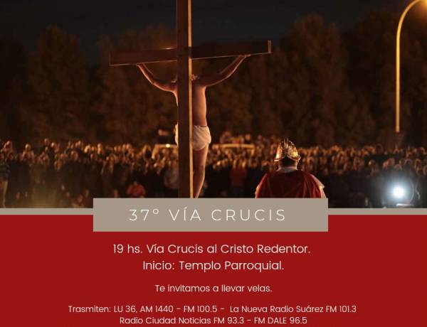 37º Vía Crucis al Cristo  Redentor