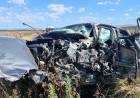 Ruta 51: un choque frontal entre un auto y un camión dejó tres heridos