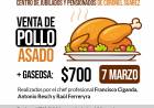 Centro de Jubilados de Coronel Suárez: venta de pollos asados