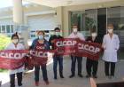 Autoridades de CICOP recorrieron el Hospital Municipal y escucharon los reclamos de los trabajadores de la salud