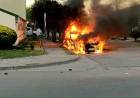 Crimen de Lucio: incendian patrulleros y atacan una comisaría durante una marcha