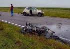 Ruta 86: mueren dos jóvenes en un choque frontal entre una moto y un auto