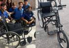 Alumnos de la Escuela Técnica junto al área de Discapacidad adaptaron una silla de ruedas para que un adulto pueda movilizarse