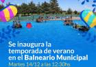 Se inaugura la temporada de verano en el Balneario Municipal