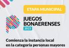 Comienza la instancia local de los Juegos Bonaerenses en la categoría personas mayores