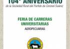 “Feria de Carreras Universitarias agropecuarias” en la Sociedad Rural de Coronel Suárez