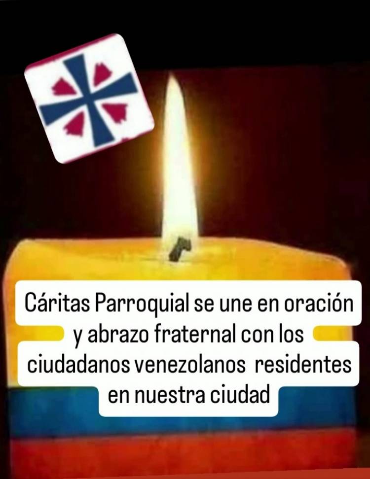 Cáritas acompaña en oración a la comunidad venezolana