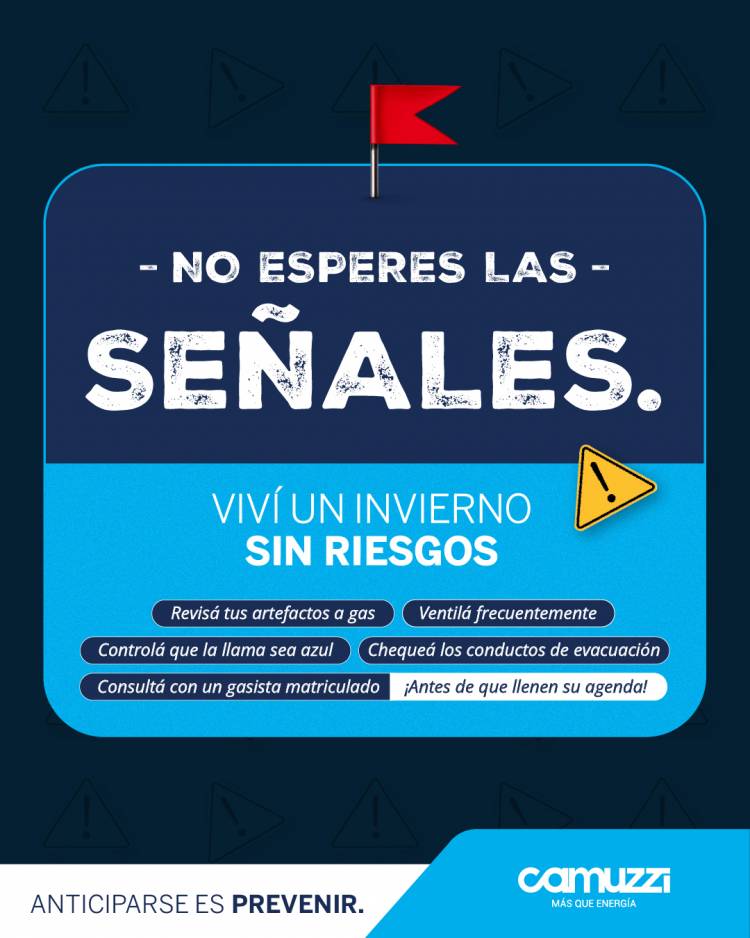 INVIERNO SEGURO: LOS HÁBITOS COTIDIANOS QUE AYUDAN A PREVENIR INTOXICACIONES POR MONÓXIDO DE CARBONO