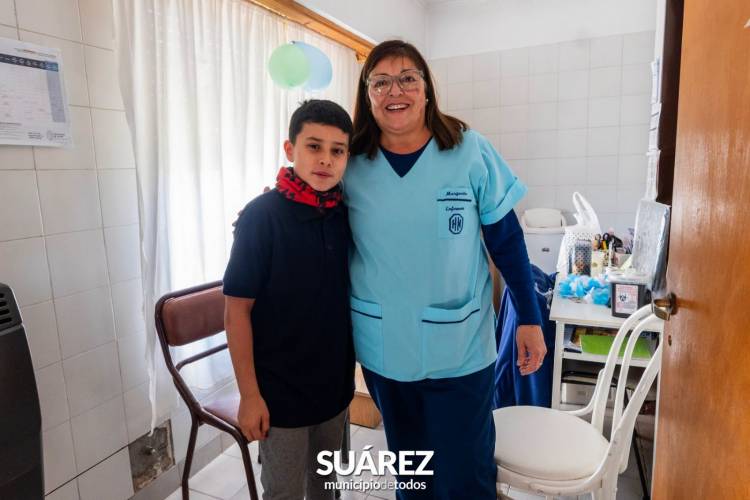 Agradecimiento a Margarita por su labor en la salud