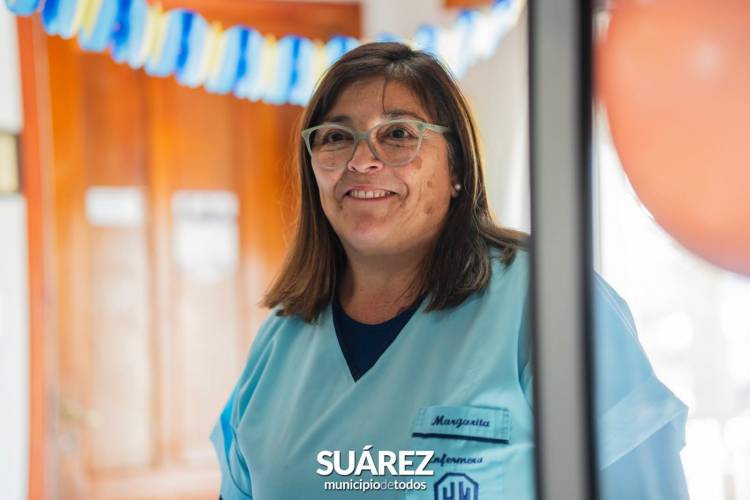 Agradecimiento a Margarita por su labor en la salud