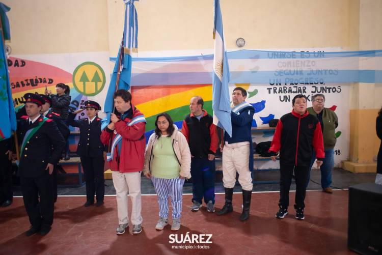 Huanguelén celebró el 9 de Julio reafirmando los valores de libertad y unidad