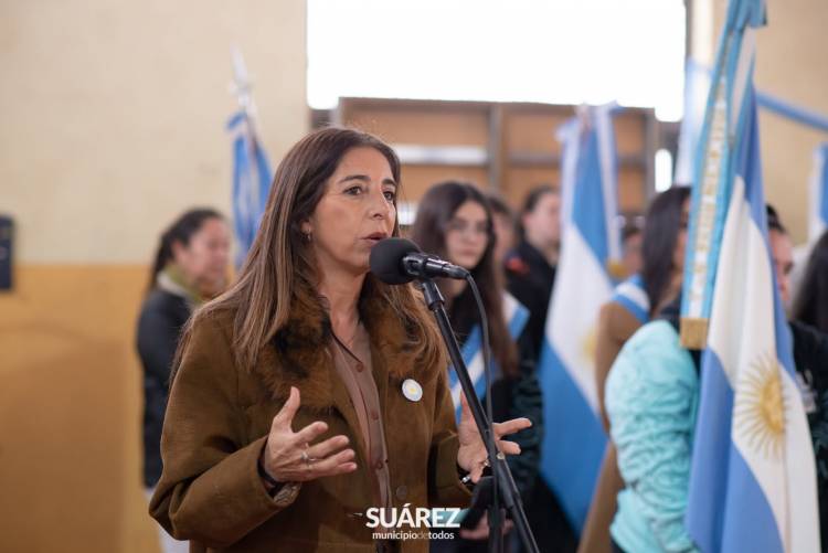 Huanguelén celebró el 9 de Julio reafirmando los valores de libertad y unidad