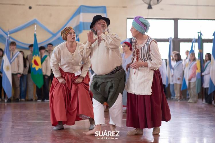 Huanguelén celebró el 9 de Julio reafirmando los valores de libertad y unidad