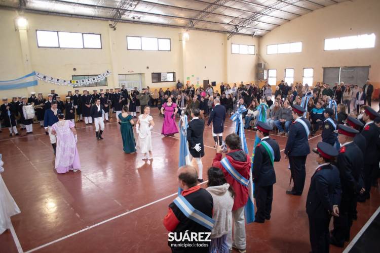 Huanguelén celebró el 9 de Julio reafirmando los valores de libertad y unidad