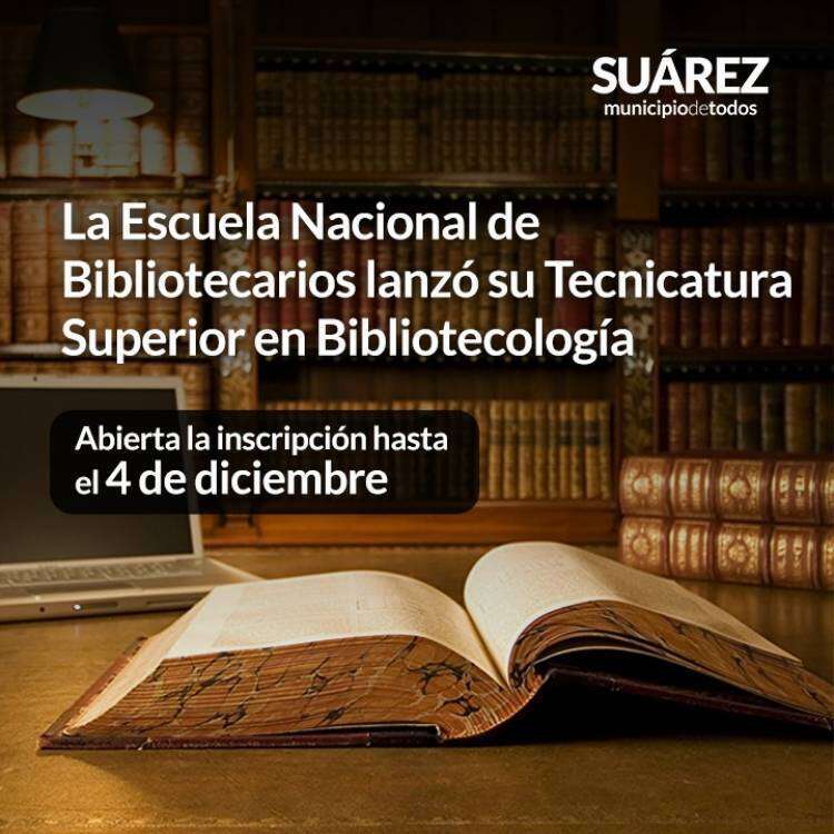 La Escuela Nacional de Bibliotecarios lanzó su Tecnicatura Superior en Bibliotecología