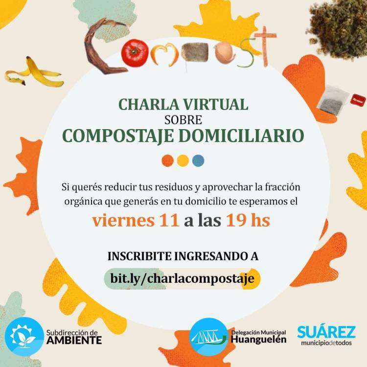 Charla virtual sobre compostaje domiciliario