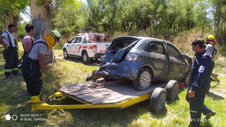 Dos muertos en un accidente en el acceso a Guaminí