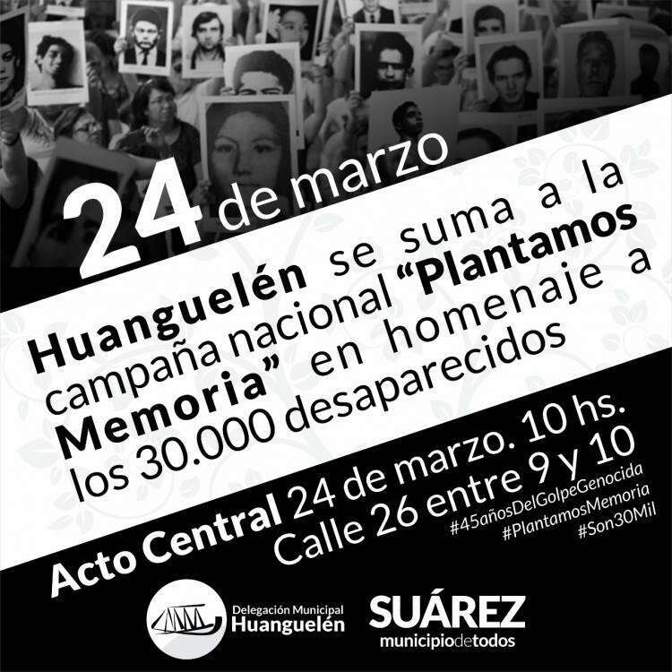 Acto Oficial por el día Nacional de la Memoria por la Verdad y la Justicia