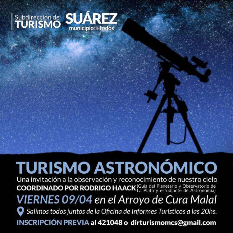 Turismo astronómico en el arroyo de Curamalal