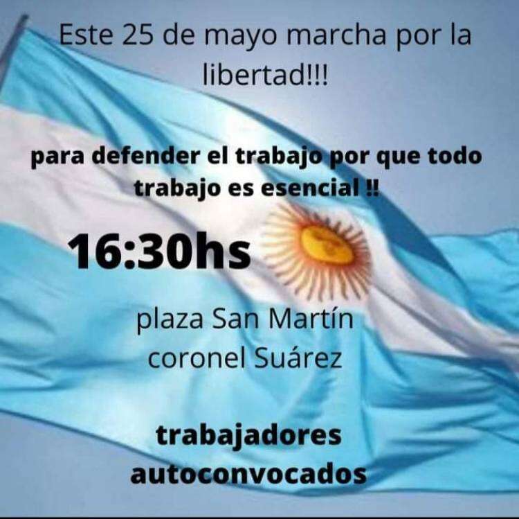 Convocatoria Marcha por la Libertad