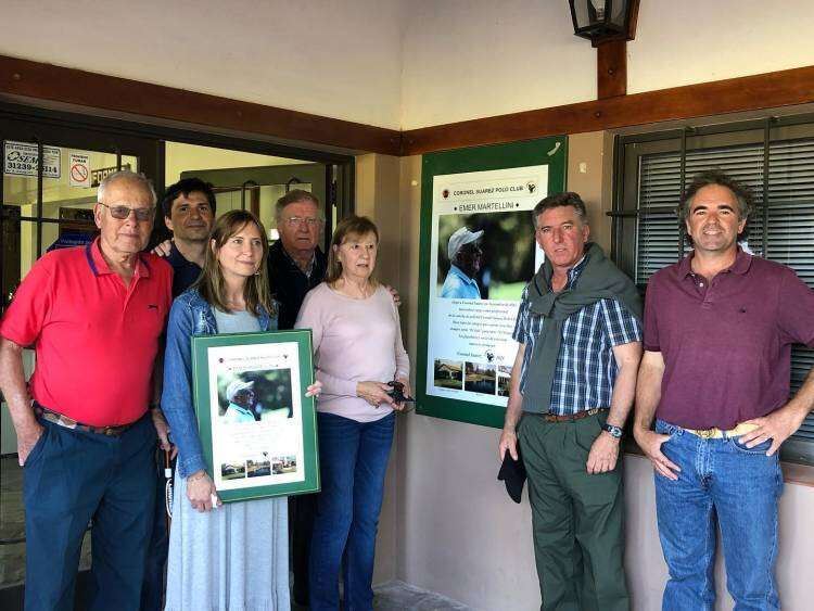 Polo Club de Coronel Suárez: se realizó un merecido homenaje a Emer Martellini. 