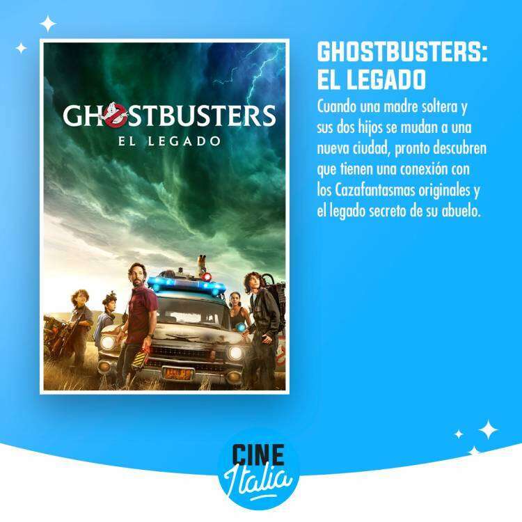 Cartelera del Cine Italia para este fin de semana