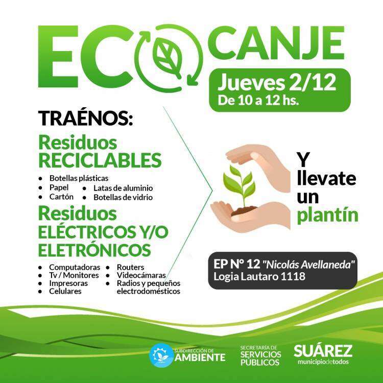 Jornada de Eco Canje en la EP N° 12
