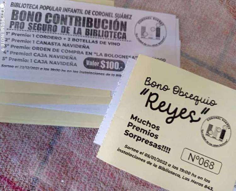 La Biblioteca Popular Infantil pone a la venta el bono contribución de fin de año