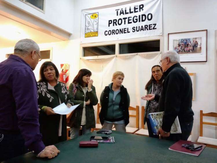 Entrega de la donación de Julio y Delma Rubio al Taller Protegido