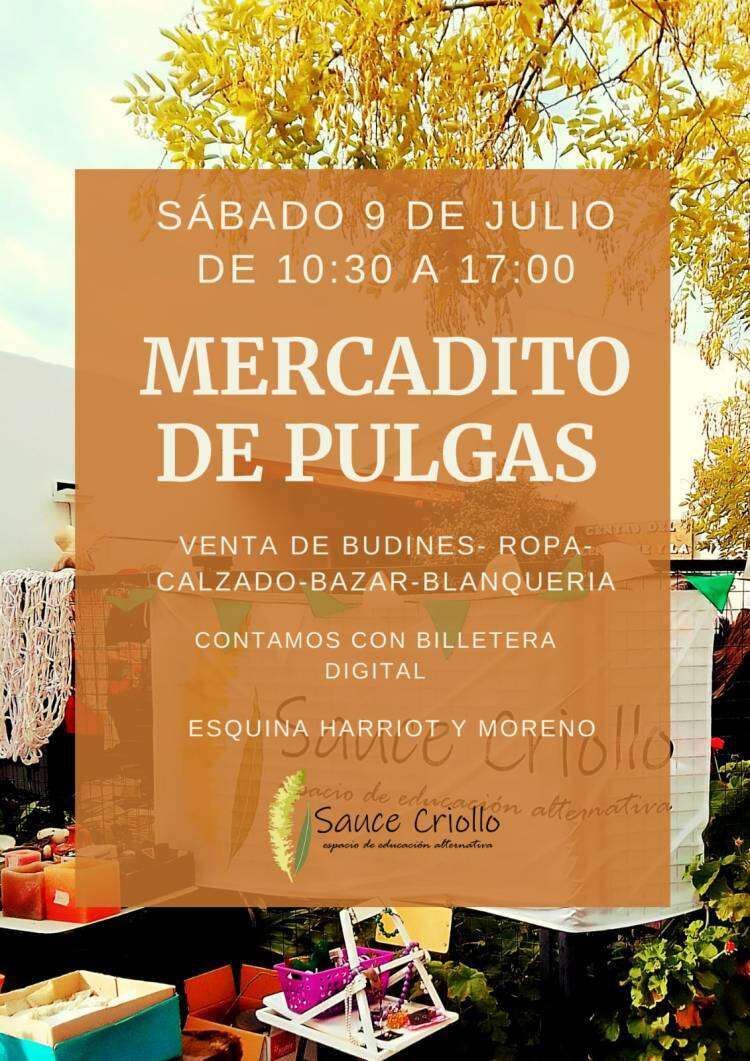 Mercadito de pulgas de Sauce Criollo