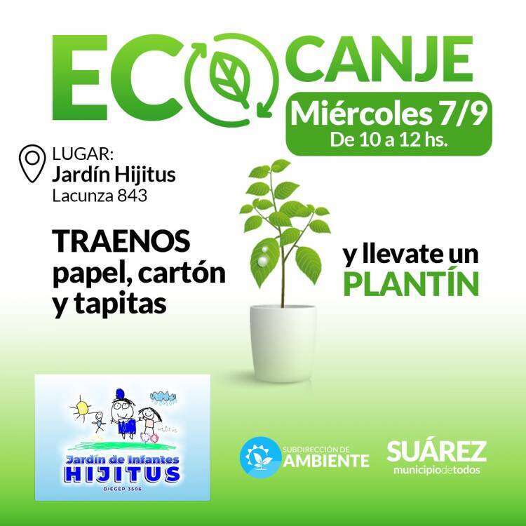 Jornada de Eco Canje en el Jardín Hijitus