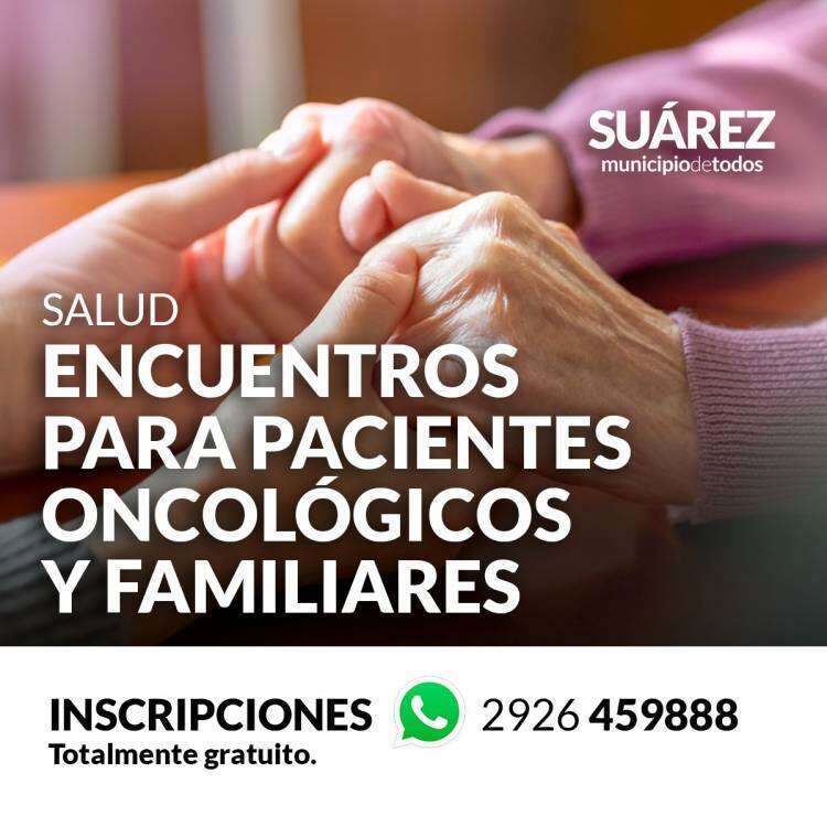 Salud: Encuentros para pacientes oncológicos y familiares
