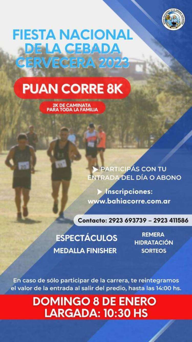 Ya llega la Fiesta Nacional de la Cebada Cervecera en Puan