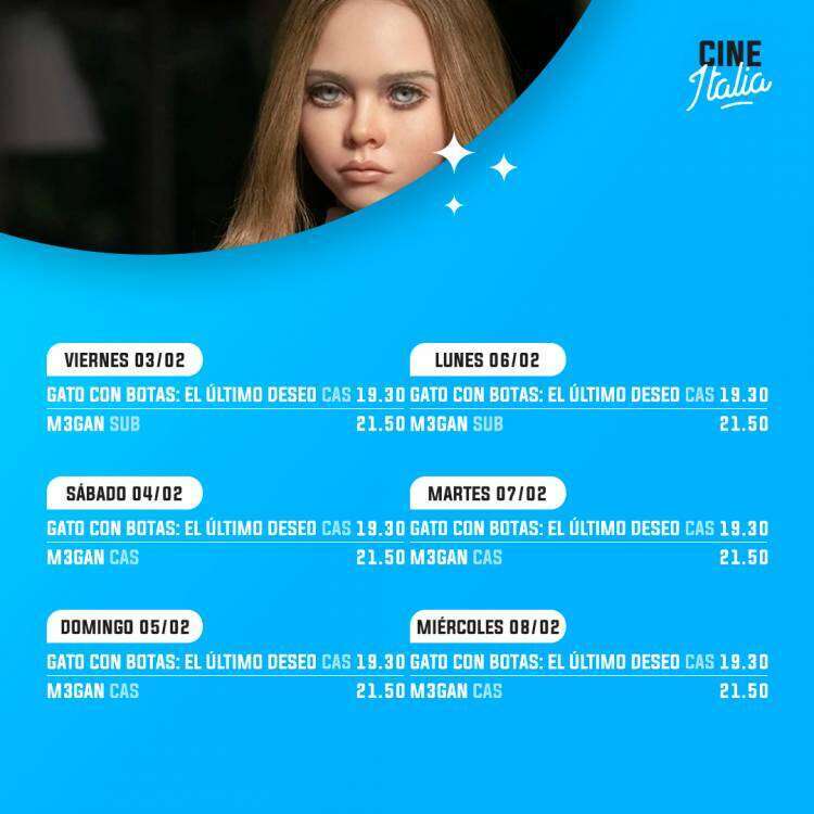Cartelera Cine Teatro Italia