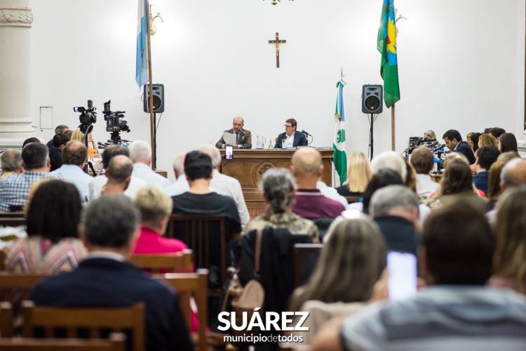 El Intendente Municipal Ricardo Moccero dejó inaugurado un nuevo período de sesiones ordinarias del Concejo Deliberante.