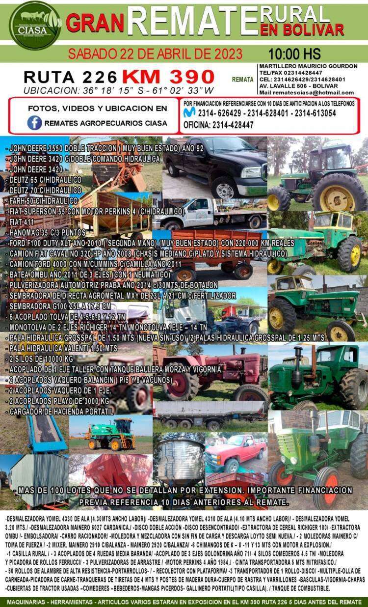 Gran Remate Rural en Bolívar