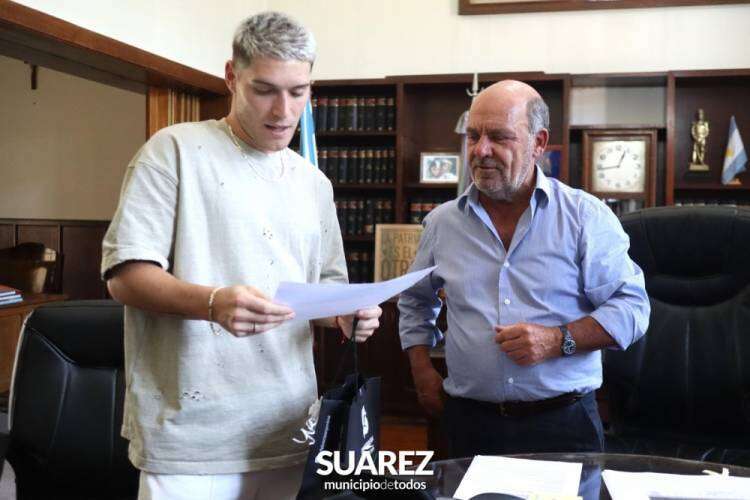 Benjamín Rollheiser se reunió con el Intendente Ricardo Moccero
