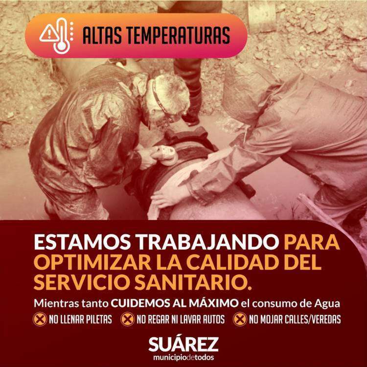 Municipio: Estamos trabajando para optimizar la calidad del servicio sanitario