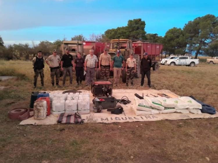 Guaminí: el Comando de Prevención Rural desbarata banda que realizaban ilicitos en la Provincia de Buenos Aires y La Pampa