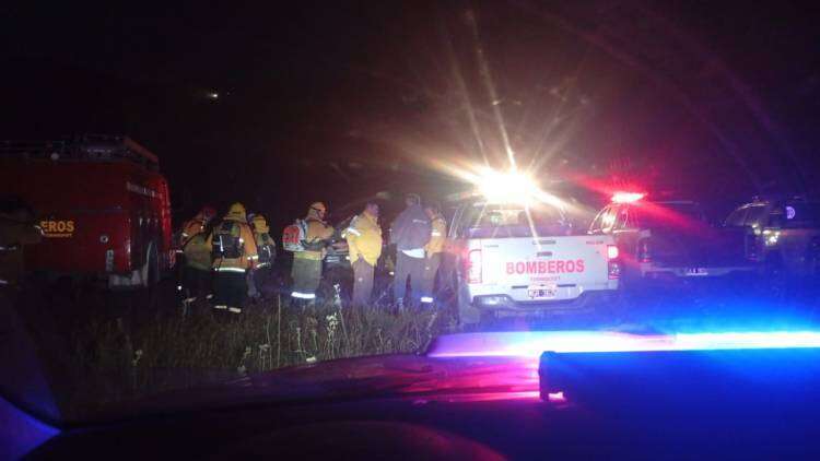 Controlaron incendio en cerros de Santo Tomás con guardia activa