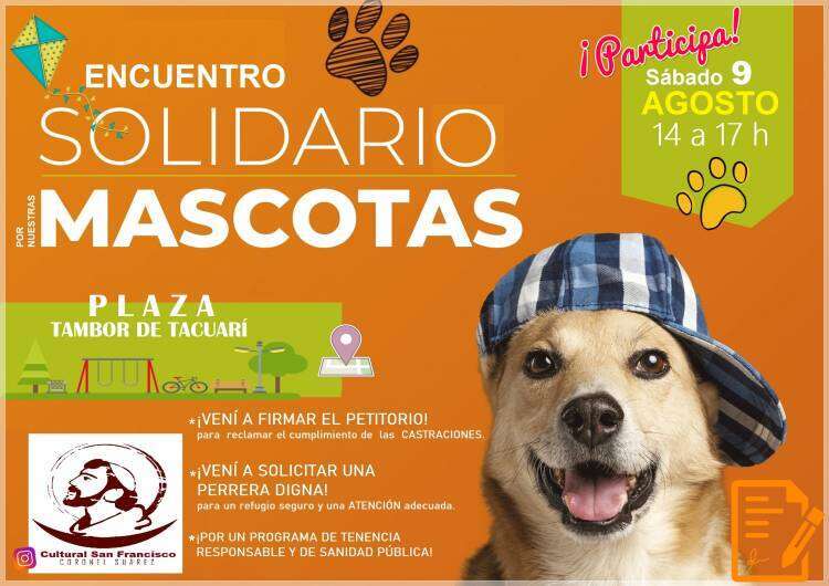 “PLAZA ABIERTA” PARA PEDIR POR UN PROGRAMA DE TENENCIA RESPONSABLE Y UN REFUGIO CANINO DIGNO