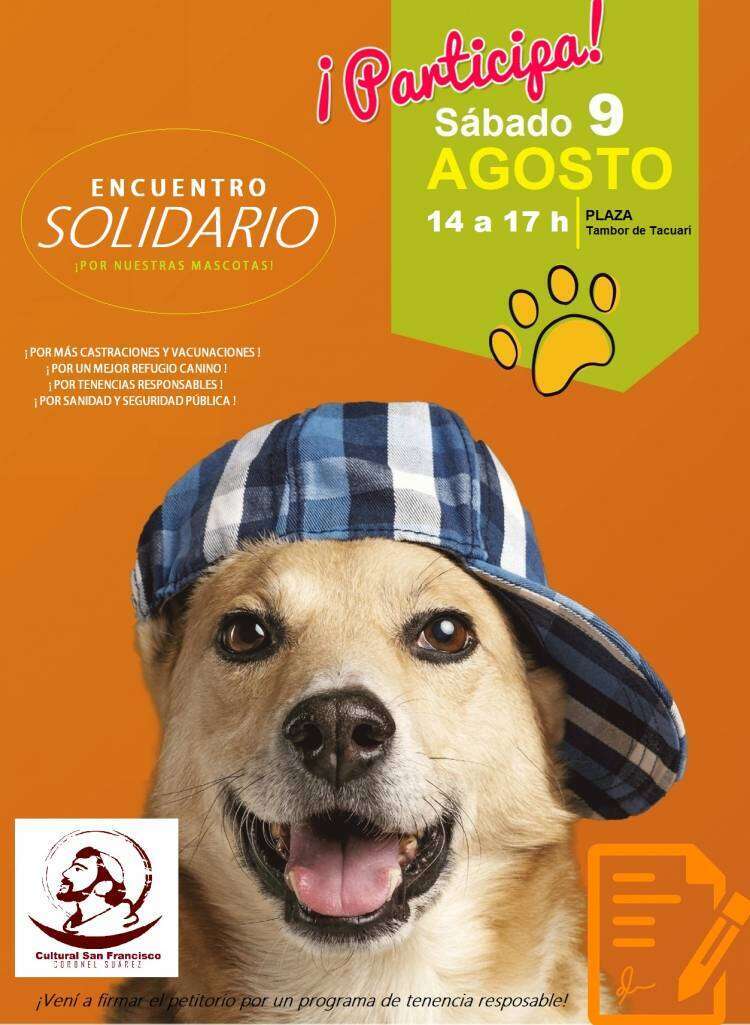 “PLAZA ABIERTA” PARA PEDIR POR UN PROGRAMA DE TENENCIA RESPONSABLE Y UN REFUGIO CANINO DIGNO