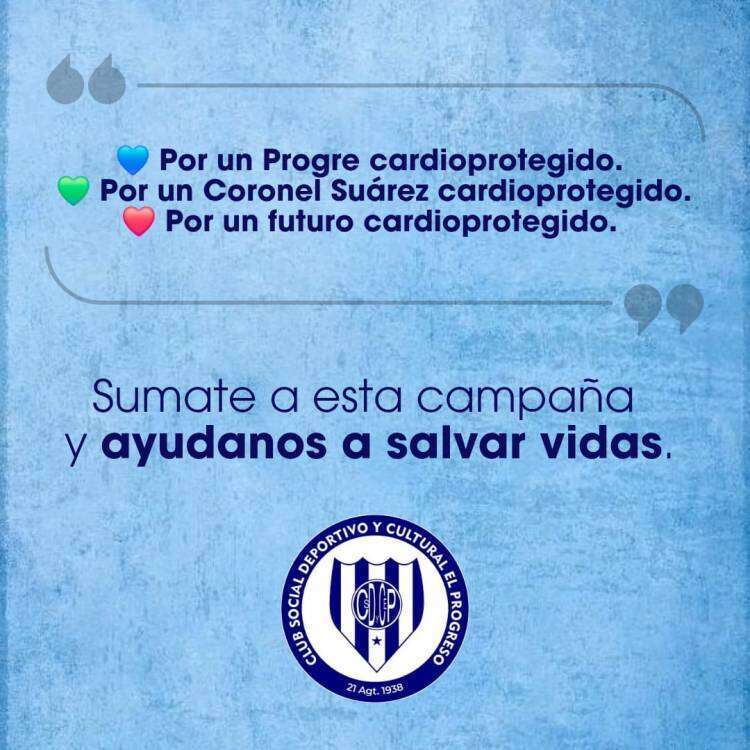 UN DEA PARA EL CLUB EL PROGRESO - SUÁREZ LATE