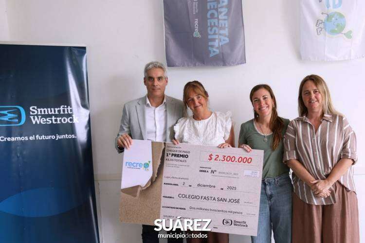Smurfit Westrock cerró la 4° edición del Programa Recreo en Coronel Suárez