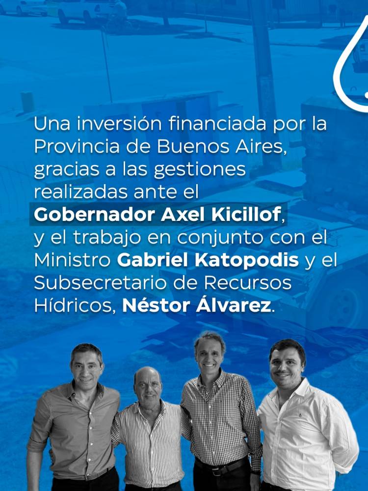 Paso clave para una obra histórica: el Intendente Moccero anunció la licitación del sistema de agua potable